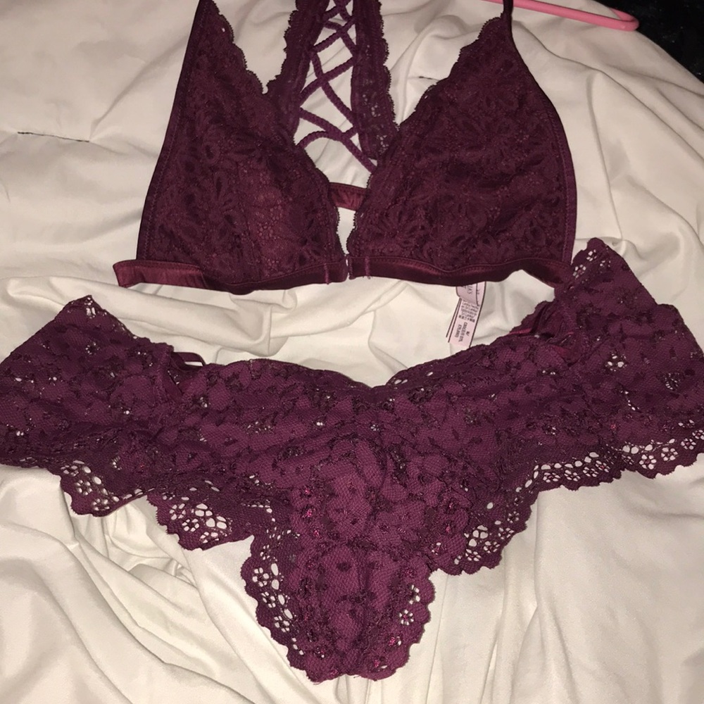 Matching Set with a bralette and underwear